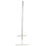 Sturdy Circular Flower Wall / Event Stand 200cm Diameter (White Frame) - Top-Down View