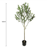 Nearly Natural Artificial Olive Tree UV Resistant 150cm - Front View