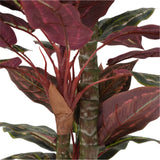 Artificial Wide Leaf Cordyline Plant 90cm - 45-Degree Angle