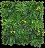 Yellow Rose Vertical Garden / Green Wall UV Resistant 100cm x 100cm