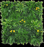 Yellow Rose Vertical Garden / Green Wall UV Resistant Sample