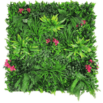 Flowering Lilac Vertical Garden / Green Wall UV Resistant 100cm X 100cm Panel