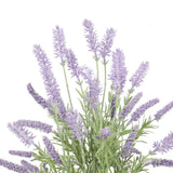 Artificial Lavender Plant 40cm - Top-Down View