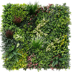 Luxury Evergreen Rainforest Recycled Vertical Garden / Green Wall UV Resistant Sample