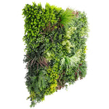 Luxury Evergreen Rainforest Recycled Vertical Garden / Green Wall UV Resistant Sample - Side View