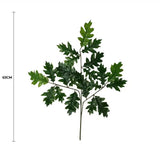 Artificial Oak Leaves (Faux Plant Leaves) 63cm - Front View