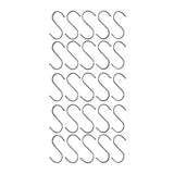 Stainless Steel Hanging S Hooks 12cm X 6cm 25 Pieces