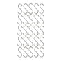 Stainless Steel Hanging S Hooks 12cm X 6cm 25 Pieces