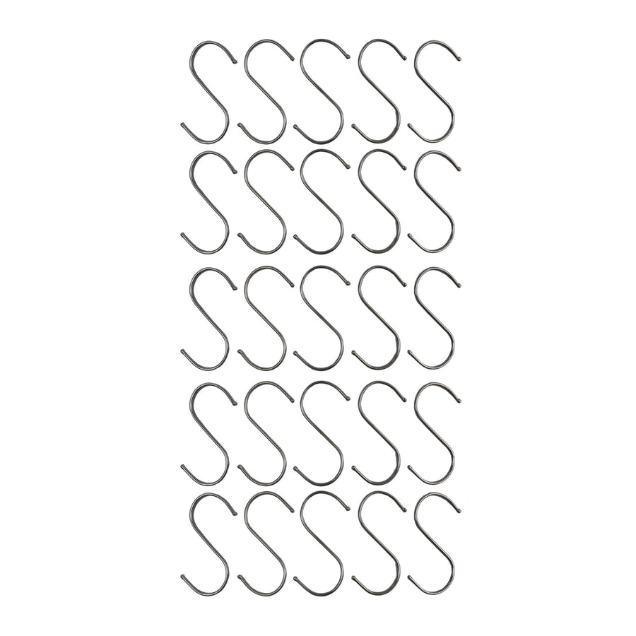 Stainless Steel Hanging S Hooks 12cm X 6cm 25 Pieces