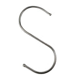 Stainless Steel Hanging S Hooks 12cm X 6cm 25 Pieces - Side View