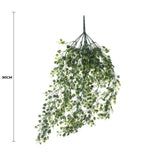 Artificial Hanging Plant (Heart Leaf) UV Resistant 90cm - Front View