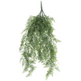 Artificial Hanging Plant (Maiden Hair Fern) UV Resistant 90cm - Side View