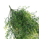 Artificial Hanging Plant (Mixed Green String of Pearls) UV Resistant 90cm - Side View