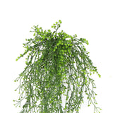 Artificial Hanging Plant (Natural Green) UV Resistant 90cm - Side View