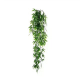 Vivid Green Hanging Artificial Ruscas Plant UV Resistant 120cm - Front View