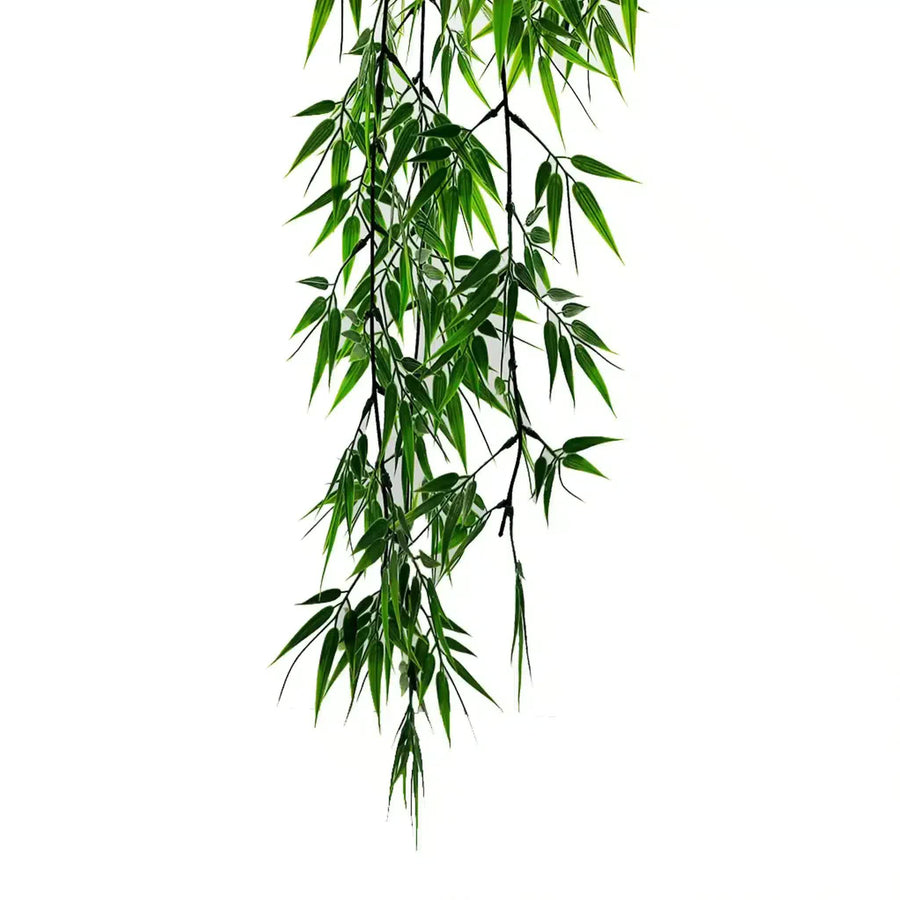 Vivid Green Hanging Artificial Ruscas Plant UV Resistant 120cm