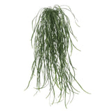 Artificial Hanging Potted Plant (Willow Leaf) 66cm UV Resistant - Top-Down View