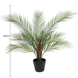 Small Artificial Areca Palm Plant 80cm - Front View