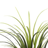Potted Artificial Long Grass (Yucca Grass) 75cm UV Resistant - Top-Down View