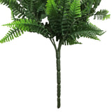 Artificial Hanging Fern Garland Bush UV Resistant and Fire Rated 18cm x 76cm - Top-Down View