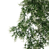 Artificial Hanging Star Jasmine Vine UV Resistant and Fire Rated 20cm x 76cm - Top-Down View