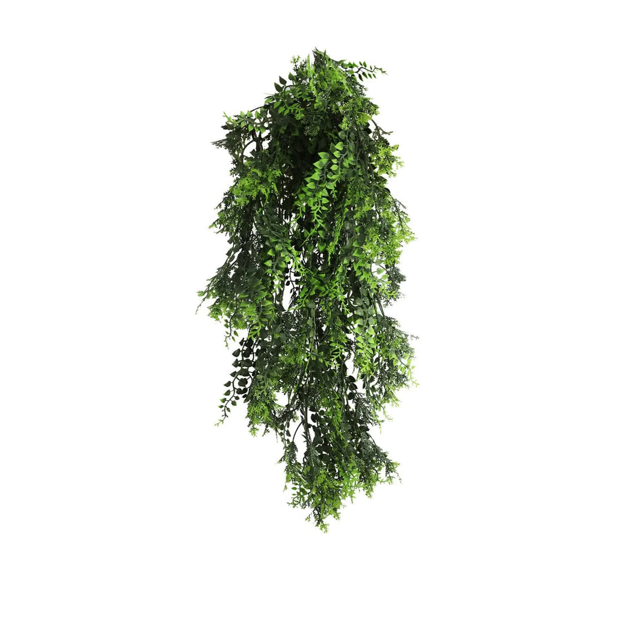 Artificial Hanging Mediterranean Fern Vine UV Resistant and Fire Rated 22cm x 76cm