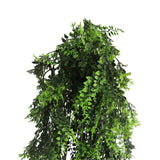 Artificial Hanging Mediterranean Fern Vine UV Resistant and Fire Rated 22cm x 76cm - Front View