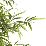 Premium Dense Artificial Black Bamboo 180cm - Top-Down View