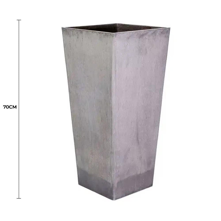 Tall Tapered Square Planter 70cm
