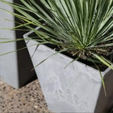 Tall Tapered Square Planter 70cm - Side View