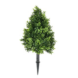 UV Resistant Artificial Planting Topiary & Spike 56cm Width 30cm - Front View