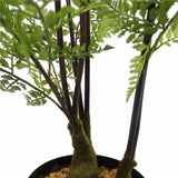 Faux Natural Fern Tree 90cm - Top-Down View
