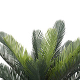 Artificial Cyca (Cycad) Plant 60cm - Top-Down View
