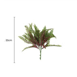 Artificial Royal Purple Fern Stem UV Resistant 33cm