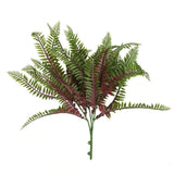 Artificial Royal Purple Fern Stem UV Resistant 33cm - Front View