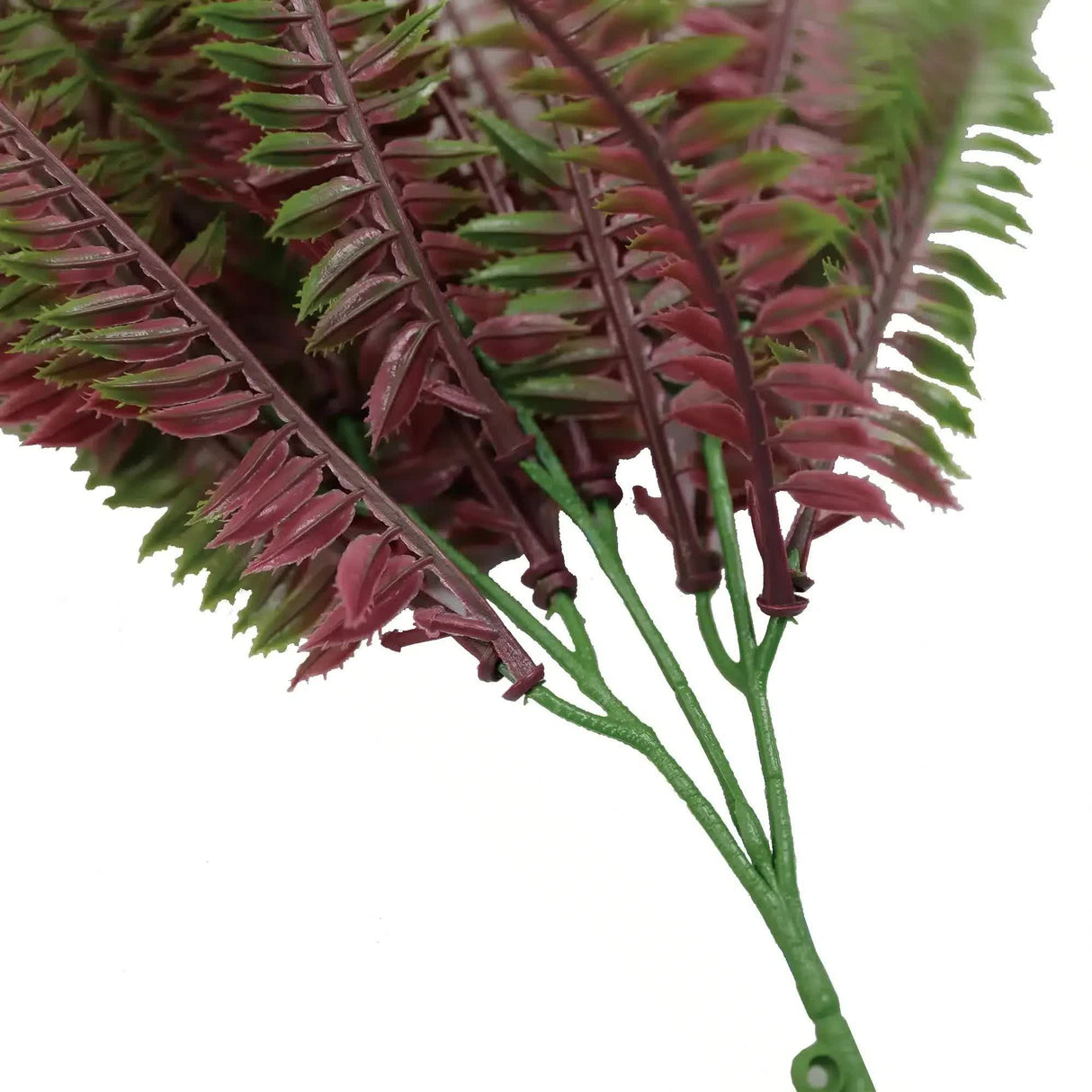 Artificial Royal Purple Fern Stem UV Resistant 33cm