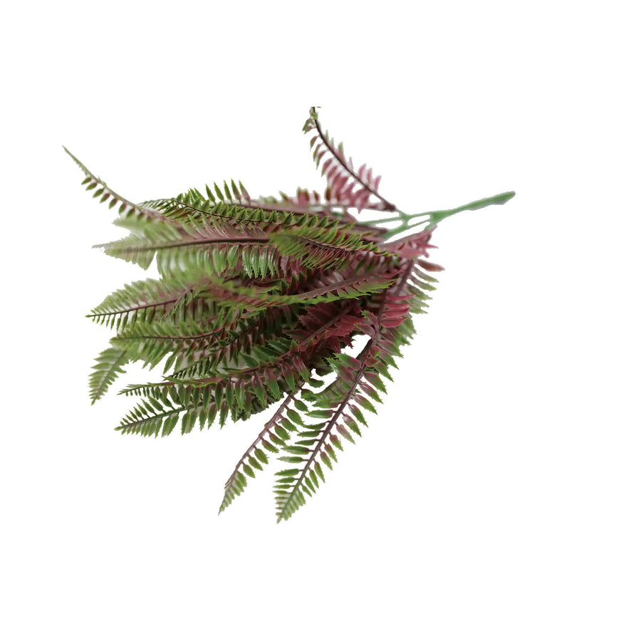 Artificial Royal Purple Fern Stem UV Resistant 33cm
