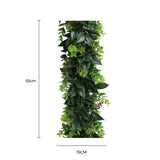 Artificial Extendable Hanging Wreath UV Resistant 55cm - Front View