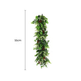 Artificial Extendable Hanging Flowering Cedar Vine UV Resistant 55cm