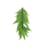 Artificial Extendable Hanging Bright Green Hanging Fern Bush Vine UV Resistant 55cm