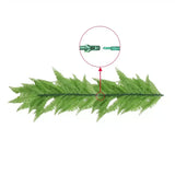 Artificial Extendable Hanging Bright Green Hanging Fern Bush Vine UV Resistant 55cm