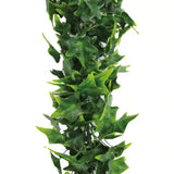 Artificial Extendable Hanging Bright Green Ivy Bushy Vine UV Resistant 55cm - Side View