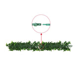 Artificial Extendable Hanging Bright Green Ivy Bushy Vine UV Resistant 55cm - Top-Down View
