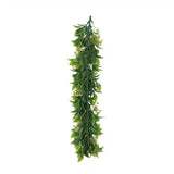 Artificial Extendable Hanging Flowering Star Jasmine Garland UV Resistant 55cm - Side View