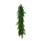 Artificial Extendable Hanging Bracken Fern Garland UV Resistant 55cm - Front View