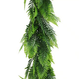 Artificial Extendable Hanging Bracken Fern Garland UV Resistant 55cm - Side View