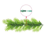 Artificial Extendable Hanging Tropical Palm and Fern Vine 55cm UV Resistant - Side View