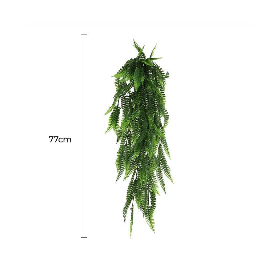 Artificial Hanging Bracken Fern Stem UV Resistant 77 cm