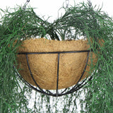 Long Hanging Artificial Spanish Moss Basket 135cm UV Resistant - Side View