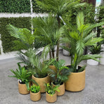 Elegant Gold Planters / Gold Pots Set of 4